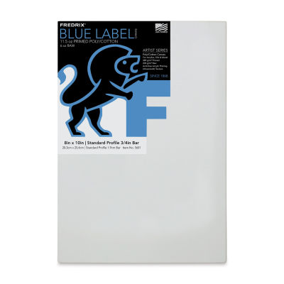 Fredrix Blue Label Cotton Canvas - 8" x 10", 3/4" Profile