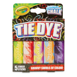 Crayola Washable Sidewalk Chalk - Tie Dye, Set of 5