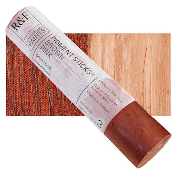 Open in modal - R&F Pigment Stick - Brown Pink, 188 ml stick and swatch