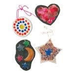 melted-crayon-clay-ornaments