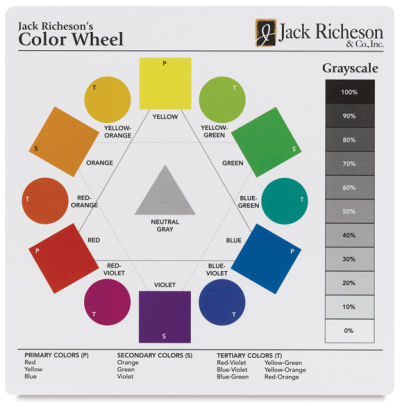 Color Wheel Classroom Pack - Single Color Wheel of set of 30 shown