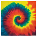 Carolina Tie Dye Bandana - Burst