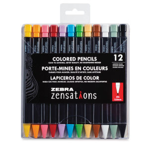 Zebra Zensations Colored Pencils - Set of 12