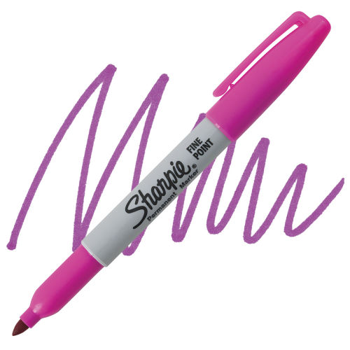 Sharpie Fine Point Permanent Marker - Fine Point Type - Brown - 1 / Each