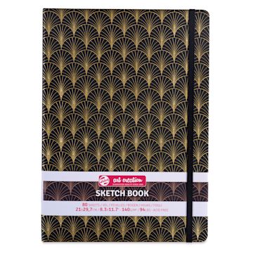 Open in modal - Royal Talens Art Creations Sketchbook - 5.8" x 8.3", Art Deco, front