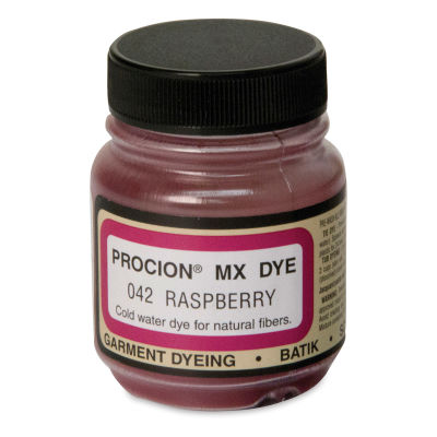 Jacquard Procion MX Fiber Reactive Cold Water Dye - Raspberry, 2/3 oz jar