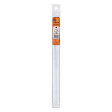 Open in modal - Plastruct Plastic Round Rod - Pkg of 5, 0.156" Dia × 10" L