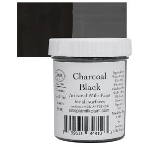 Sinopia Milk Paint - Charcoal Black, 4 oz