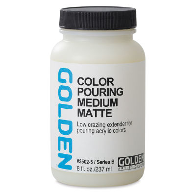 Golden Color Pouring Medium - Matte,  8 oz