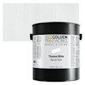 Golden Paintworks Mural and Theme Acrylic Paint - Titanium White, 128 oz, Bucket