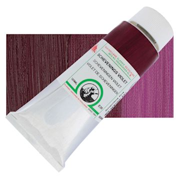 Open in modal - Old Holland Classic Oil Color - Scheveningen Violet, 125 ml tube and swatch
