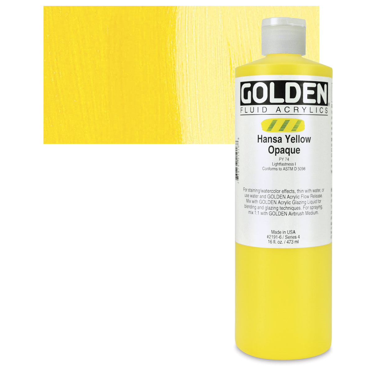 Golden Fluid Acrylic - Primary Cyan 16 oz.