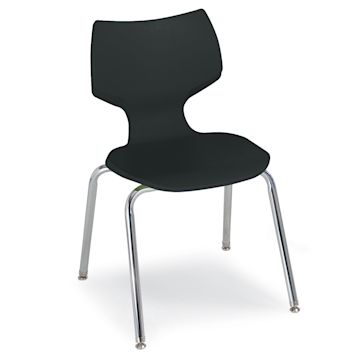 Open in modal - Smith System Flavors Stack Chair - 18", Black