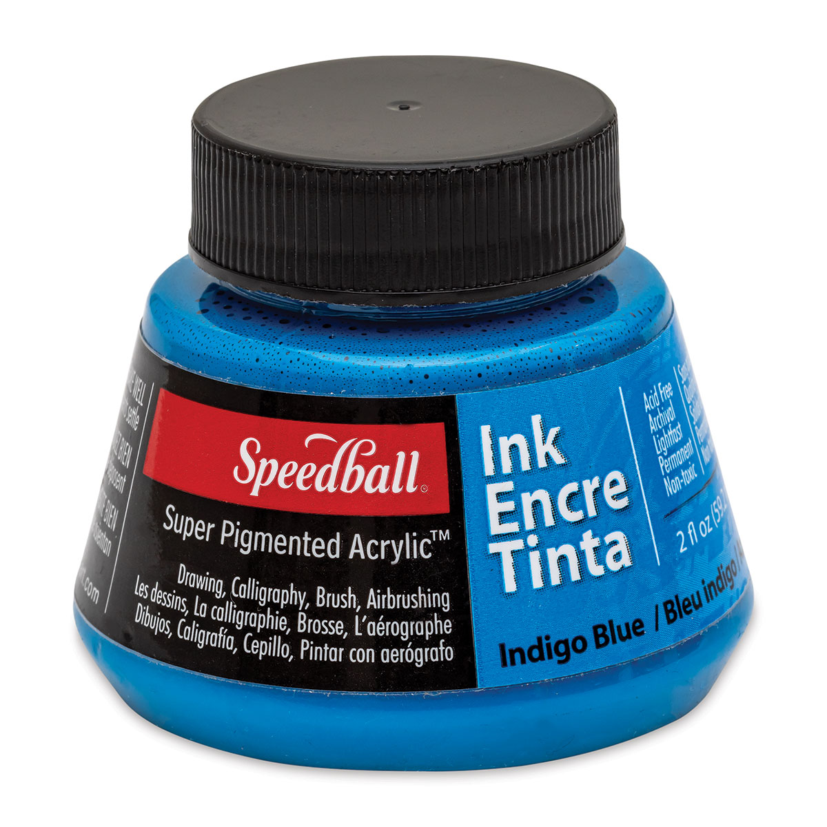  Speedball Super Black India Ink, 2-Ounce