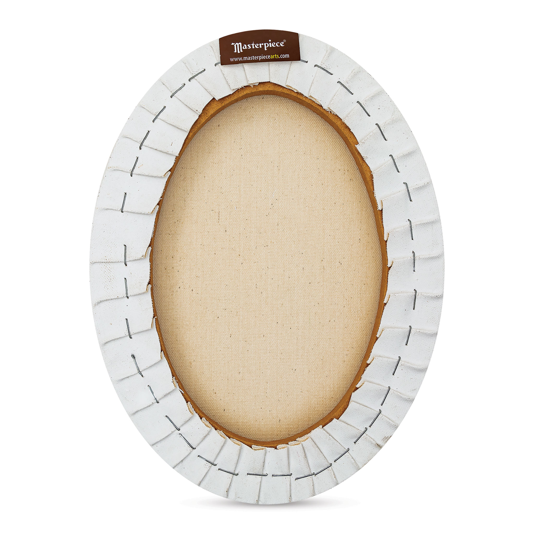 Masterpiece Pro Stretched Oval Canvas - 9 x 12, 3/4 Profile