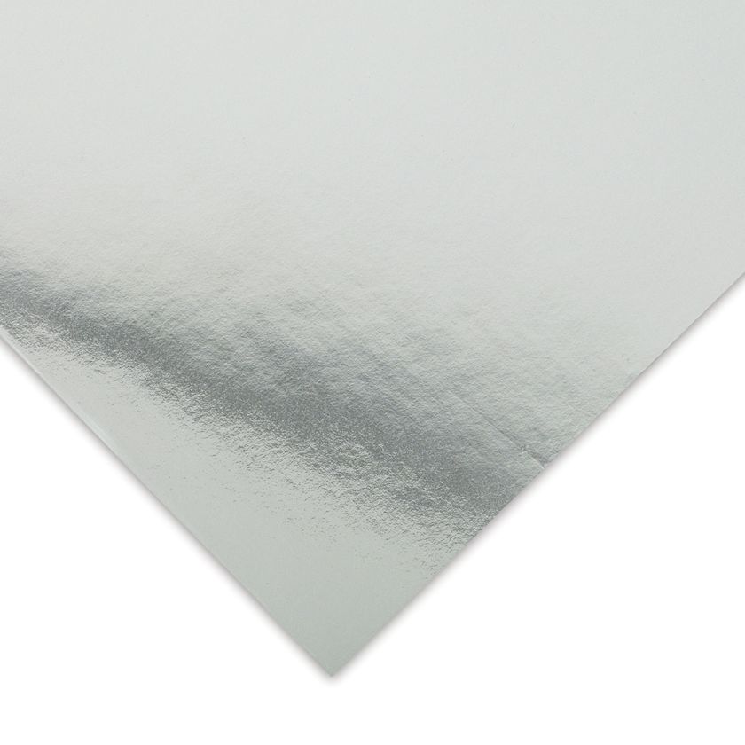 Grafix Metallic Foil Board Silver, 20" x 26" BLICK Art Materials