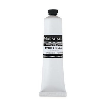 Open in modal - Marshall's Photo Oil Color - Ivory Black, 3/4" x 4" Tube