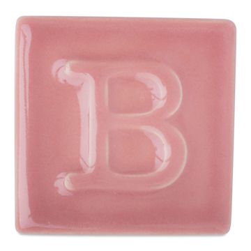 Open in modal - Botz Pro Glaze - Pearl Pink, 800 ml sample fired to 1050°C / 1922°F