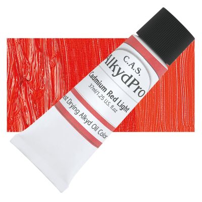 CAS AlkydPro Fast-Drying Alkyd Oil Color - Cadmium Red Light, 37 ml tube