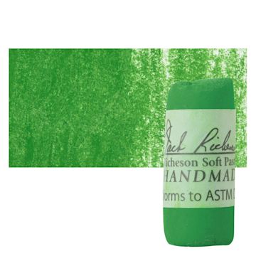 Open in modal - Richeson Soft Handrolled Pastel - Green G13, pastel and swatch