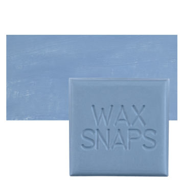 Enkaustikos Wax Snaps Encaustic Paints - Winter Sky, 40 ml, Cake with Swatch
