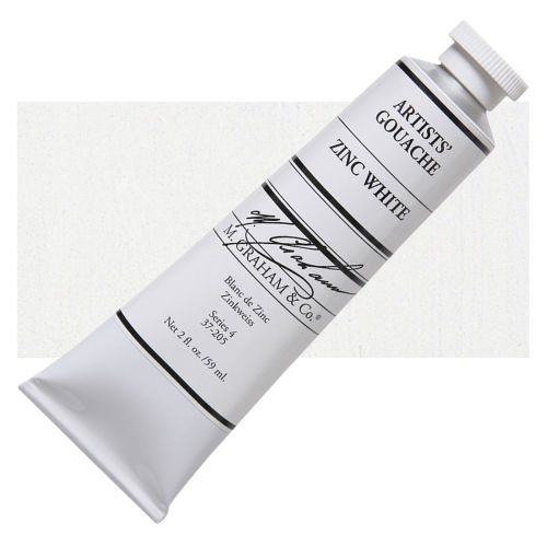 M. Graham Artists' Gouache - Zinc White, 59 ml tube