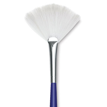 Blick Scholastic Wonder White Brush - Fan, Long Handle, Size 4