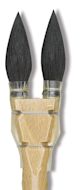 Luco Double Squirrel Round Brushes