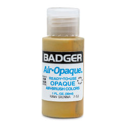 Badger Air-Opaque Airbrush Color - 1 oz, Raw Sienna
