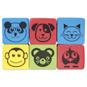 Flipside Whiteboard Erasers Animal Pack, Pkg of 12