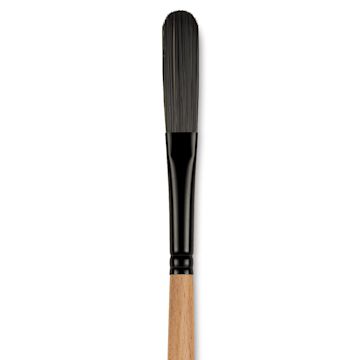 Open in modal - Princeton Catalyst Polytip Bristle Brush - Egbert, Long Handle, Size 6 close up