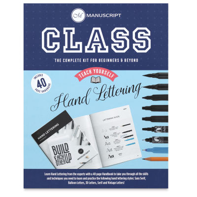 Manuscript Class Hand Lettering Kit (front of package)