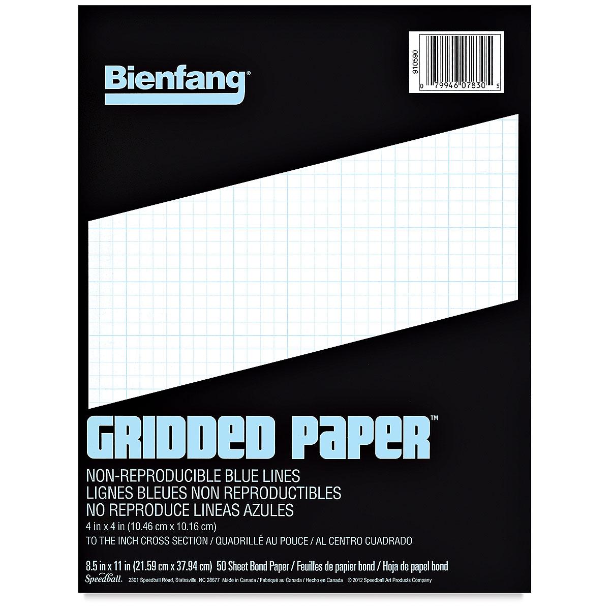 Better Office Products Graph Paper Pad, 8.5 x 11, 50 Sheets