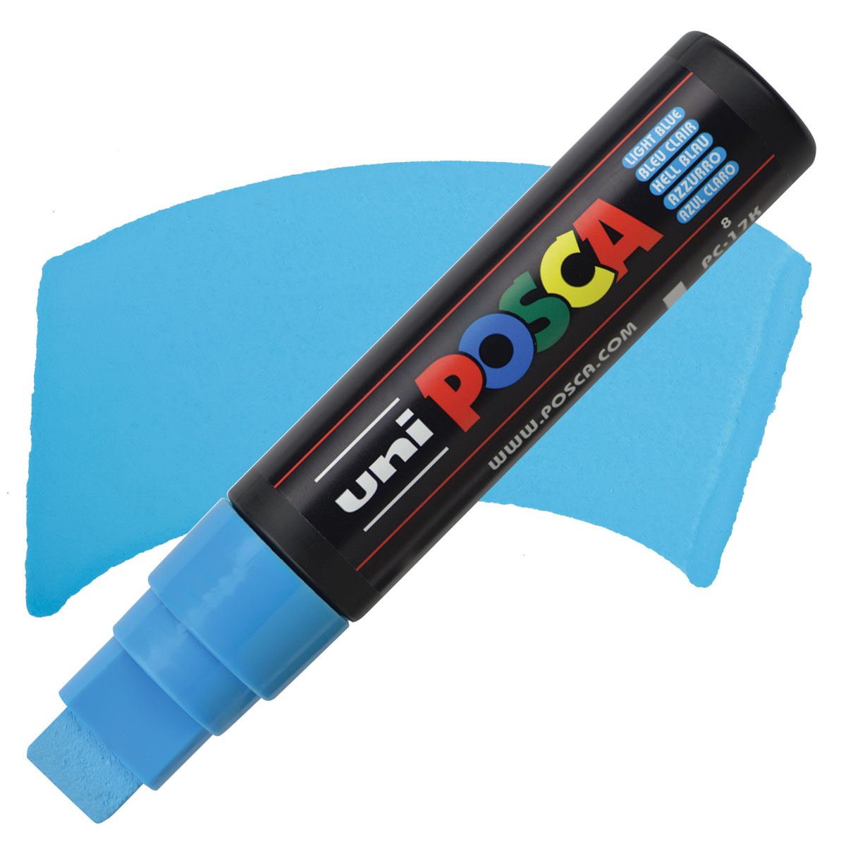 Uni Posca Paint Markers - Dark Colors, Set of 8, Medium Tip, 2.5 mm