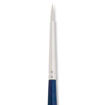 Silver Brush Bristlon Stiff White Synthetic Brush - Round, Size 0 (close-up)