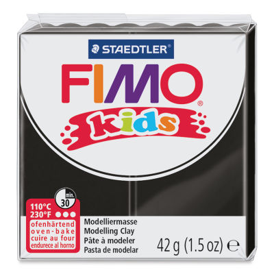 Staedtler Fimo Kids Polymer Clay - Black, 1.5 oz
