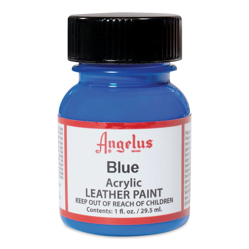 Angelus Acrylic Leather Paint Blue, 1 oz BLICK Art Materials