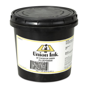 Union Ultrasoft Plastisol Liberty Series Ink - Quart, Phosphorescent Green