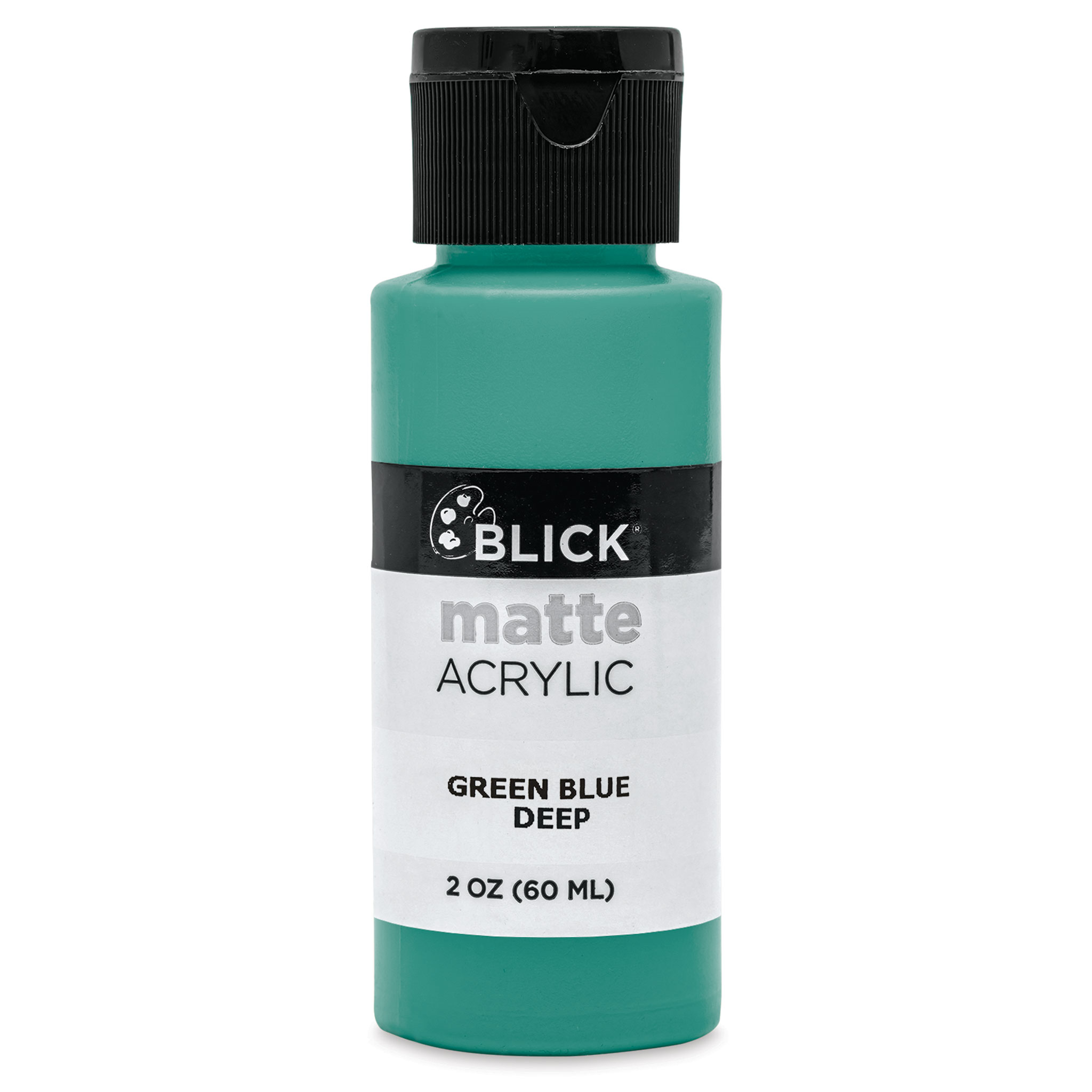 Blick Matte Acrylic - Green Blue Deep, 2 oz Bottle