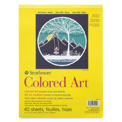 Strathmore Colored Art Paper Pad - 9" x 12 (front cover)