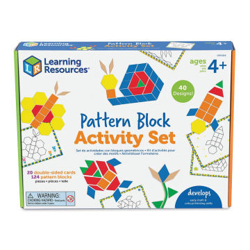 Learning Resources Pattern Block - Activity Set (front of packaging)