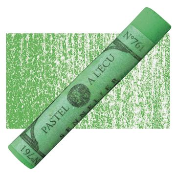 Open in modal - Sennelier Soft Pastel - Baryte Green 761 pastel and swatch