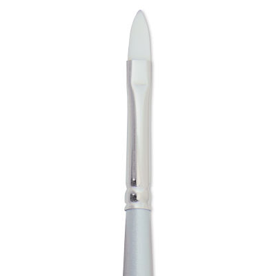 Silver Brush Silverwhite Synthetic Brush - Filbert, Short Handle, Size 6