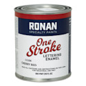 Ronan One Stroke Lettering Enamel - Cherry Red, Pint