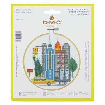 Open in modal - DMC Stitch Kit - New York front of packaging