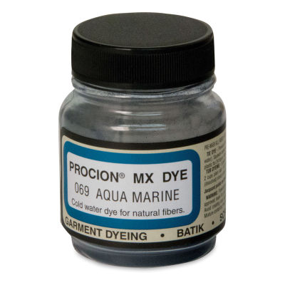 Jacquard Procion MX Fiber Reactive Cold Water Dye - Aquamarine, 2/3 oz jar