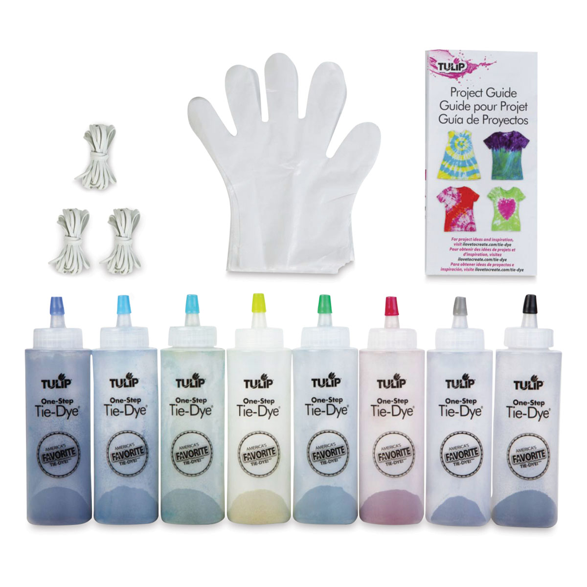 Tulip One-Step Tie-Dye Kit - Shark Island, Kit of 8 Colors