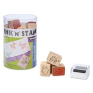 Hero Arts Fun Stuff Woodblock Ink 'n' Stamps Set