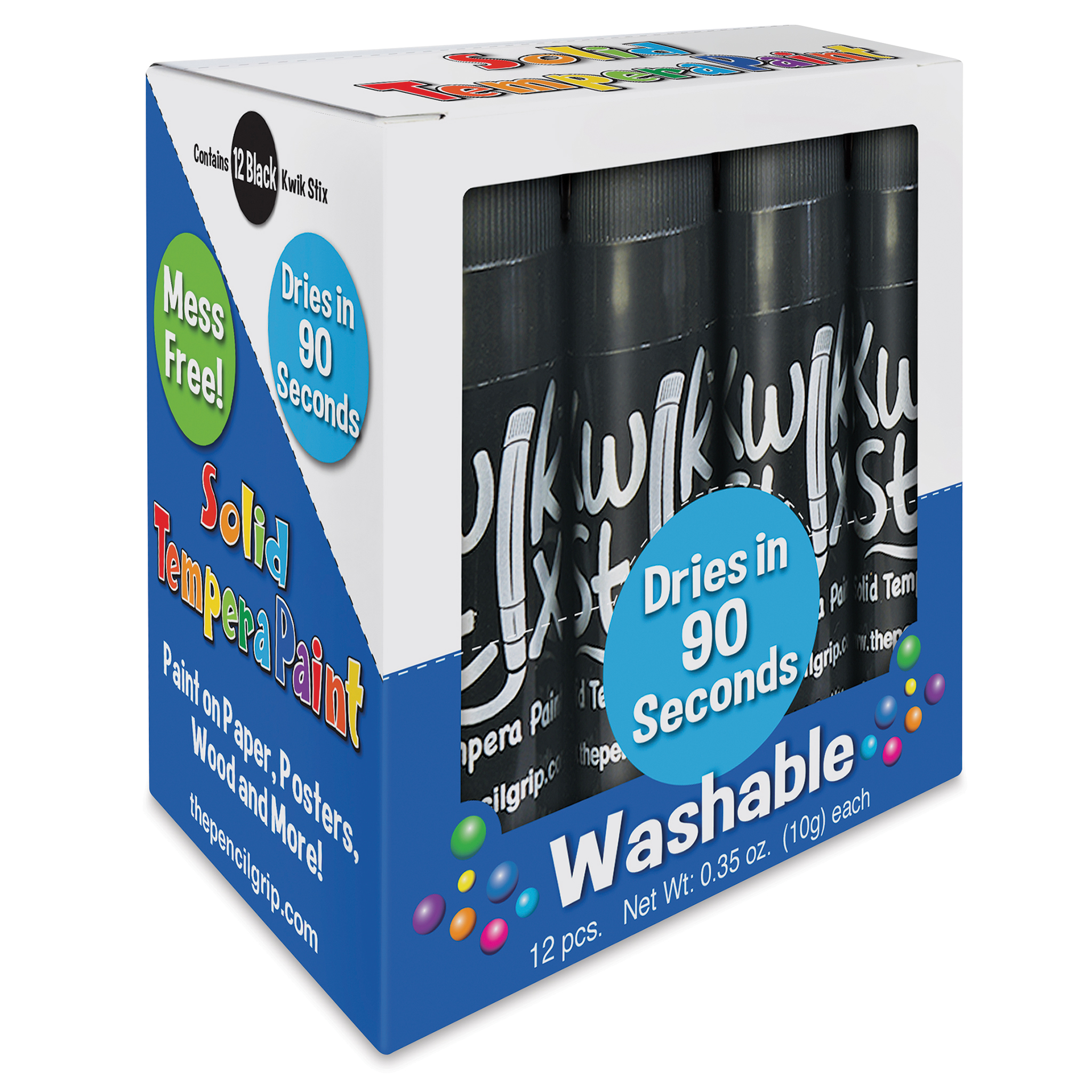 Kwik Stix Mess Free Tempera Paint Sticks - Set of 24 – Art Therapy