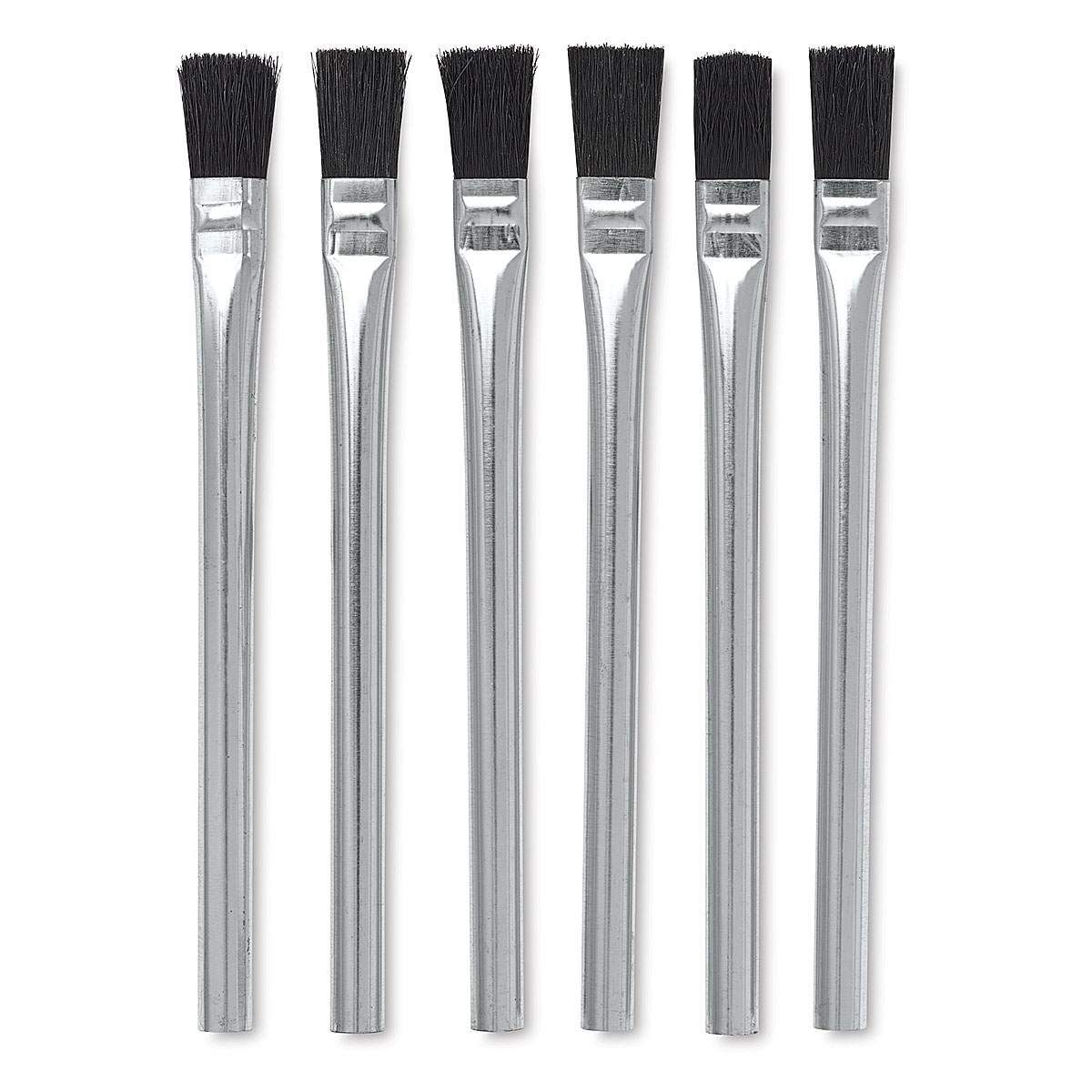 Tin Handle Brushes 6/Pkg